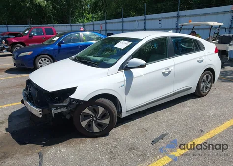 2019 Hyundai Ioniq Hybrid Sel from USA, damaged, VIN KMHC75LC8KU154300